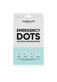 breakout + aid Emergency Dots For Spots and Blemishes trattamento localizzato anti-acne per viso, décolleté e schiena con olio della pianta del the 72