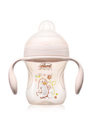 Chicco Transition Cup 4m+ bicchiere salvagoccia con maniglie Pink 200 ml