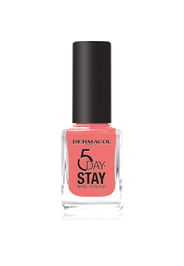 Dermacol 5 Day Stay smalto per unghie lunga tenuta colore 60 Coral Island 11 ml