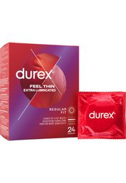 Durex Feel Thin Extra Lubricated preservativi 24 pz