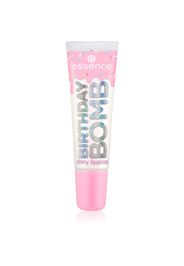 essence Birthday Bomb lucidalabbra trasparente per una brillantezza luminosa colore 01 Cake My Day! 10 ml