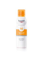 Eucerin Sun Sensitive Protect spray abbronzante trasparente per pelli sensibili SPF 50+ 200 ml