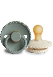 FRIGG Rope Size 1:0-6 months ciuccio Cream/Sage 2 pz