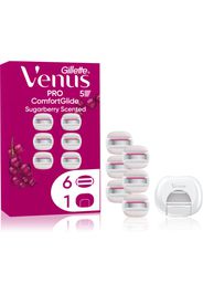 Gillette Venus PRO ComfortGlide Sugarberry lame di ricambio 6 pz