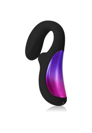 Lelo Cruise Dual Stimulation Sonic Massager vibratore con stimolatore clitorideo Black 17 cm