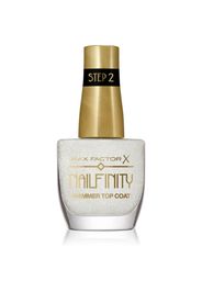 Max Factor Nailfinity Shimmer Top Coat gel smalto coprente per una brillantezza luminosa colore 102 Starry Veil 12 ml