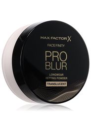 Max Factor Pro Blur cipria fissante colore Translucent 10.5 g