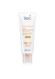 RoC Soleil Protect Anti Brown Spots Unifying Fluid Tinted lozione colorata unificante viso SPF 50 con vitamina C 50 ml