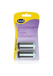 Scholl Expert Care File & Smooth testina di ricambio per la limetta elettrica per i piedi 2 in 1 2 pz