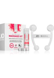 System JO ALL IN ONE MASSAGE set di strumenti per il massaggio white 3 pz