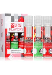 System JO Tri-Me Triple Pack Flavors set di gel lubrificanti 3x30 ml