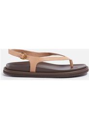 Alias Mae Women's Daisy Leather Toe Post Sandals - Natural