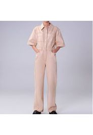 Aligne Women's Gloria P Patch Jumpsuit - Oatmeal