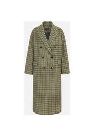 Aligne Kennedy Checked Twill Double-Breasted Coat - EU 34/UK 6