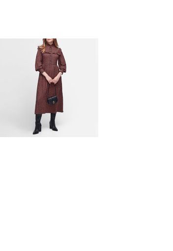 Barbour Adela Checked Seersucker Midi Dress