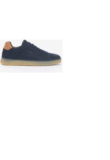 Barbour Men's Reflect Leather Low Top Trainers - Navy