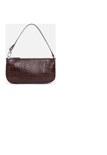 BY FAR Women's Rachel Croco Bag - Nutella