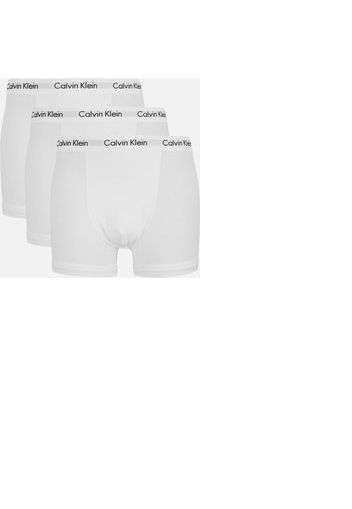 Calvin Klein Men's Cotton Stretch 3-Pack Trunks - White