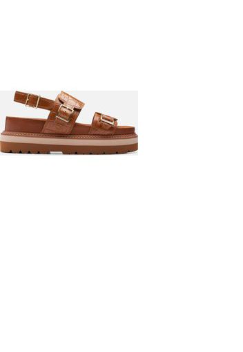 Clarks Women's Orianna Glide Sandals - Tan Interest