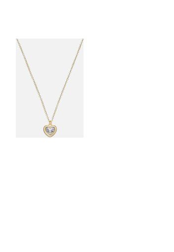 Coach Heart Gold-Tone Pendant Necklace