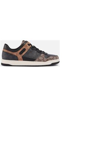 Coach Men's C201 Mixed Signature 2 Basket Canvas-Jacquard Trainers