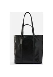 Coach Men's Paperweight Leather Hall 33 Tote Bag - Black