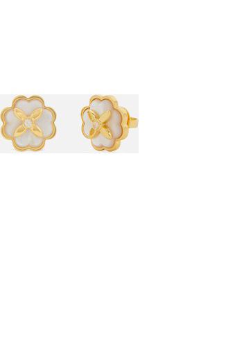 Kate Spade New York Heritage Bloom Gold-Tone Stud Earrings