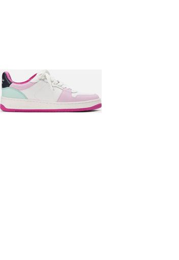 Kate Spade New York Bolt Women's Leather Trainers - Optic White/Violet Blush - 6