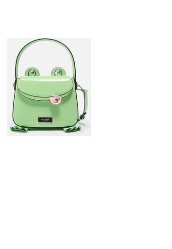 Kate Spade New York Women's Lily Patent Leather 3D Frog Hobo Bag - Serene Green