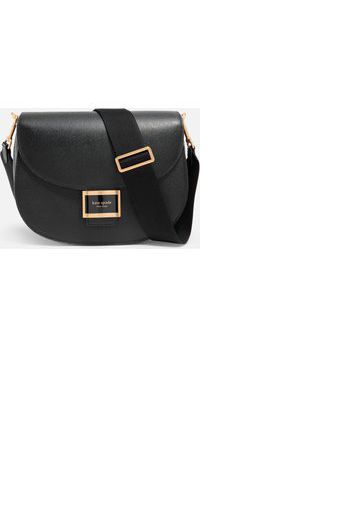 Kate Spade New York Women's Katy Textured Convertible Saddle Bag - Black