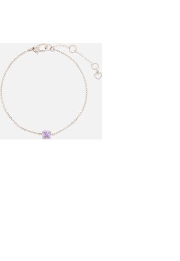 Kate Spade New York Women's Little Luxuries-Solitaire Bracelet - Lavender/Silver