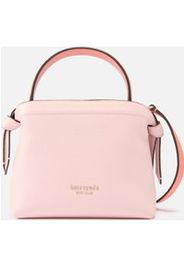 Kate Spade New York Women's Knott Colorblocked Pebbled Leather Mini Cross Body Tote Bag - Crepe Pink Multi