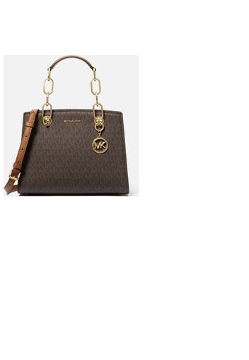 MICHAEL Michael Kors Women's Cynthia Small Satchel - Brown/Acorn