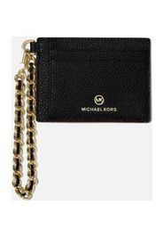 Michael Michael Kors Women's Jet Set Charm Small Id Chain Card Holder - Black