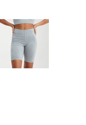 grey marl cycling shorts