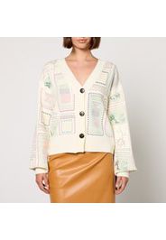 Never Fully Dressed Work Embroidered Knit Cardigan