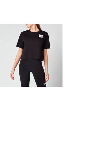 The North Face Women's Cropped Fine T-Shirt - Black