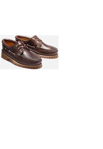 Timberland Men's Authentics 3-Eye Lug Shoes - Mid Brown