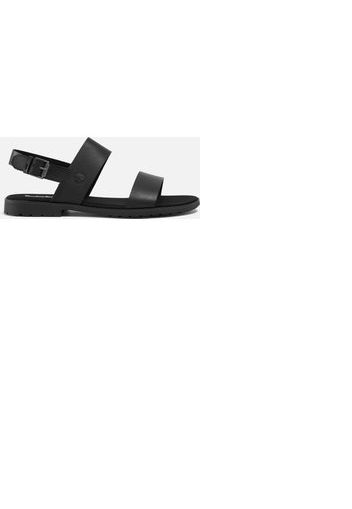 Timberland Women's Chicago Riverside Leather Double Strap Sandals - Black