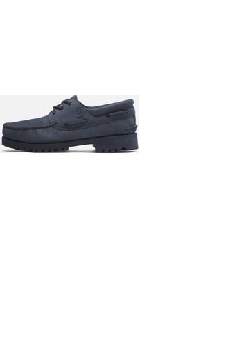 Timberland Men's Authentics 3-Eye Lug Shoes - Dark Blue