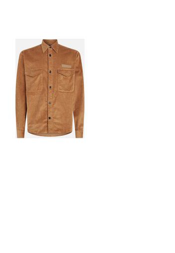 Tommy Hilfiger Men's Corduroy Solid Overshirt - Desert Khaki