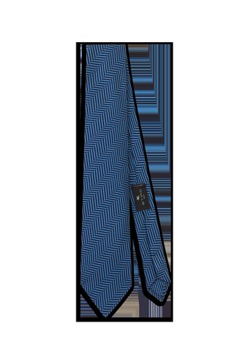 Chevron Jacquard Silk Tie