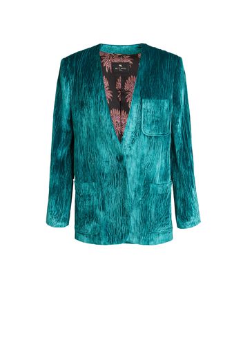 Froissé Velvet Jacket