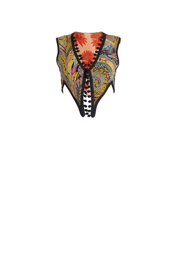 Paisley Embroidered Waistcoat