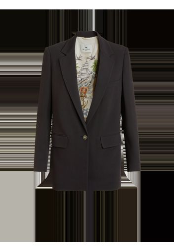 Tailored Jacket With Pegaso Buttons