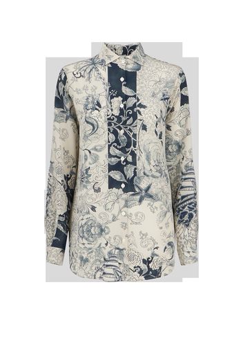 Printed Crêpe De Chine Shirt