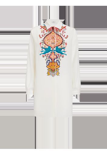 Embroidered Silk Shirt