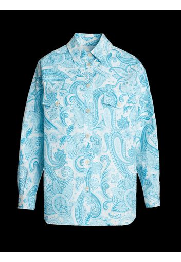 Liquid Paisley Beach Shirt