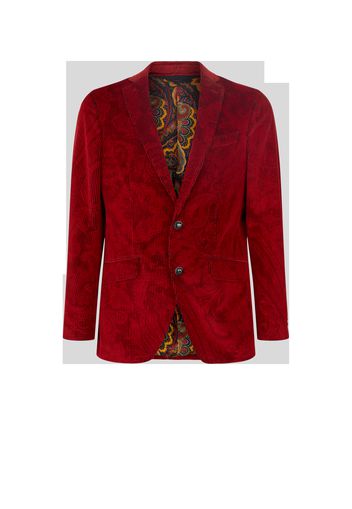 Paisley Jacquard Corduroy Jacket