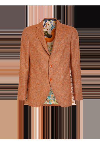 Deconstructed Silk Mix Tailored Jacket